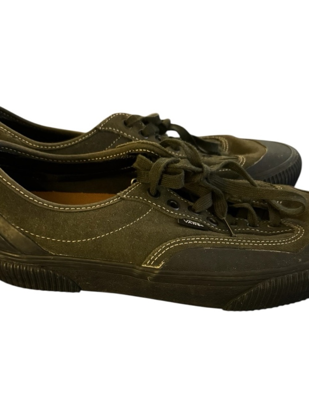 Converse Men's Olive Green Low-Top Lace-Up Sneakers - Picture 3 of 9